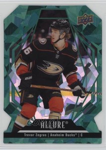 2022-23 Upper Deck Allure Green Rainbow Die-Cut /99 Trevor Zegras #60