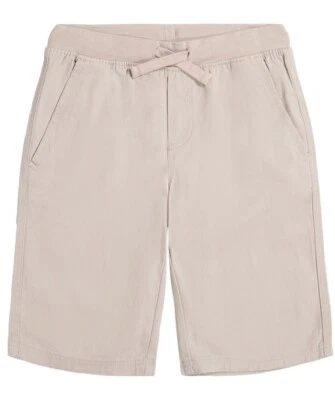 Shorts cáqui frente plana cintura tricô masculino IZOD tamanho 18 novo com etiquetas - Imagem 1 de 4