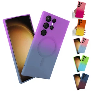 Silikon Magnetische Hülle Kamera Schutz Für Samsung Galaxy S24 / S25 / S23 Ultra - Bild 1 von 28