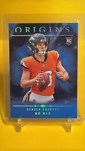 2024 Panini Origins Football Blue Bo Nix - Denver Broncos (RC) #149 /99 - Picture 1 of 2