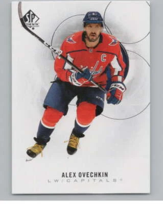 2020-21 SP Authentic #12 Alex Ovechkin  Washington Capitals V101881 - Image 1 of 3