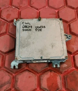 99-00 Honda Civic D16Y7 engine computer ecu obd2b 37820-P2E-C12 MT - Picture 1 of 5