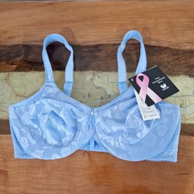 New Wacoal Awareness Full Figure Blue Bra Style # 85567 size 36D
