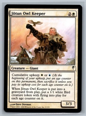 Magic The Gathering Coldsnap Jotun Owl Keeper #9/155 MTG TCG CCG - Image 1 of 2