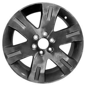 17x7.5 6 Spoke Used Aluminum Wheel Machined and Painted Light Charcoal 560-62495 - Picture 1 of 1