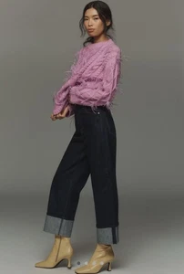 New Nwt Pistola Ryder High-rise Cuffed Straightened Jeans Women’s 28 $178 - Picture 1 of 4