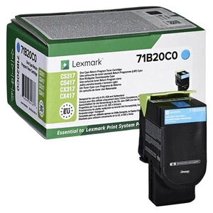 Tonercartridge lexmark 71b20c0 blauw - Afbeelding 1 van 1