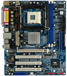 ASROCK P4VM900-SATA2 s.478 DDR PCI PCI-E - Afbeelding 1 van 2
