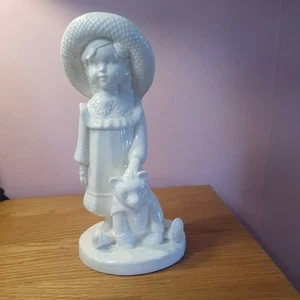 Elizabeth by Pauline Shone Spode Bone China Weiß & Gold Figur - 20 cm groß - Bild 1 von 4