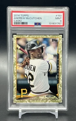 2014 Topps камуфляж /99 SP Andrew McCutchen #150 PSA 9 POP 1 нет выше - Изображение 1 из 3