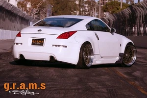 CARBON Side Diverters for Nissan 350z Z33 Fairlady Aero, Track v9 - Picture 1 of 7