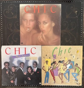 CHIC Vinyl Record 3 LP Lot Set: Take It Off CHIC Real People: FUNK SOUL DISCO - Picture 1 of 6