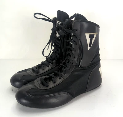 Zapatos de Boxeo Title Boxing Speed-Flex Encore Mid-Top Negros Talla US 7/EUR 40 Usados Foto 1 de 4