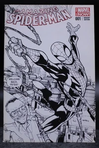 Amazing Spider-Man (2014) #1 Ramos Stan Lee Sketch Variant Limited to 2000 NM- - Picture 1 of 3