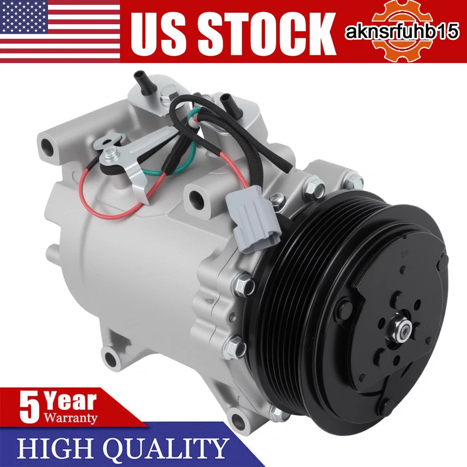 A/C AC Compressor with Clutch for 2004 2005 2006 2007 2008 Acura TSX - Image 1 of 4