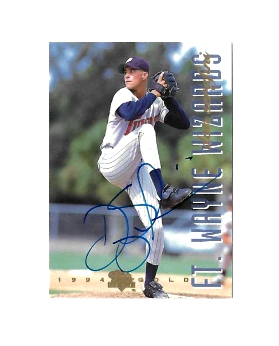 DAN SERAFINI Gulf League Twins 1994 Classic Gold SIGNED / AUTOGRAPH Card (m) - Image 1 of 1