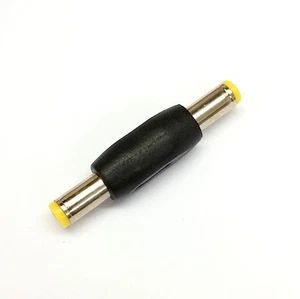 DC 5.5MM x 2.1MM MALE male GENDER CHANGER CABLE JOIN ADAPTER CONNECTOR - Bild 1 von 5