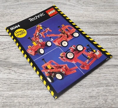 LEGO 8044 MANUALE ISTRUZIONI TECHNIC PNEUMATIC 1989 VINTAGE INSTRUCTION MANUAL - Immagine 1 di 2