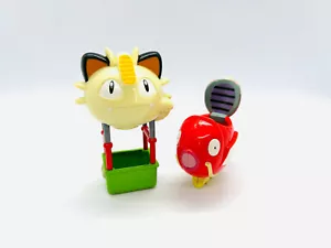 Pokemon Chibi House Meowth Baloon & Magikarp Submarine Mini Playset - Picture 1 of 2