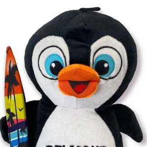 Peluche de pingüino surf Belmont Park, Can Diego, California 12" - Imagen 1 de 2