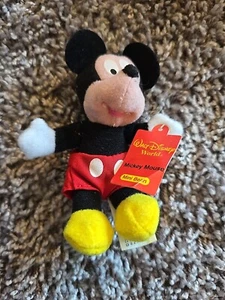 Kellogg’s Disney Mickey Mouse Mini Beanie 1999 NEW - Picture 1 of 5