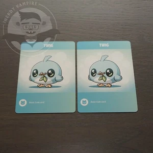 Tic Tac K.O. Cute vs Evil | 2 Cute Twig Cards | Official Replacement Pieces - Picture 1 of 6