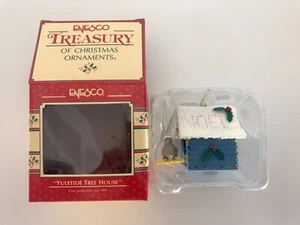 1991 ENESCO YULETIDE BAUMHAUS VOGELHAUS VOGELORNAMENT NEU - Bild 1 von 7