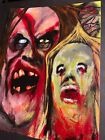Victor Crowley Painting Original Artwork 11X14 Inches Horror Hatchet Movie