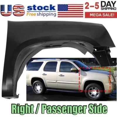 Fender For 2007-2014 GMC Yukon Yukon XL 1500 Front Right Primed Steel Direct Fit — 第 1/4 张图片