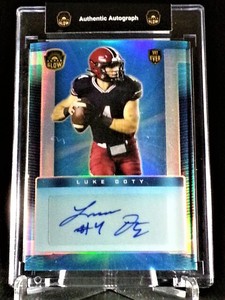 LUKE DOTY 2021 SUPER GLOW INAUGURAL EDITION BLUE GLOW #324 AUTOGRAPH #058/150