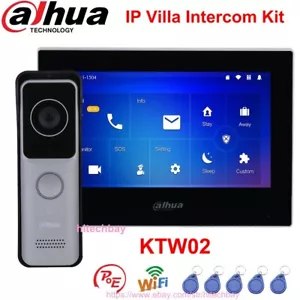 Kit de Video Intercomunicador Dahua VTO2311R-WP Estación de Puerta VTH2621G-WP Monitor WiFi PoE - Imagen 1 de 11