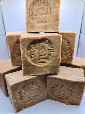 4 Stück Aleppo-Seife Soap! Beste Qualität! Lorbeer, Olivenöl, handmade & vegan! - Bild 1 von 4