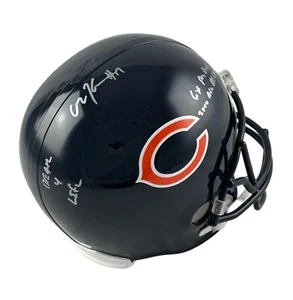 Olin Kreutz Chicago Bears Signed Autograph Inscribed Full-Size Helmet JSA COA - Picture 1 of 2