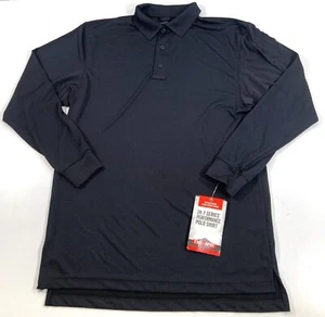 NEW MENS 2XLARGE TRU-SPEC LONG SLEEVE PERFORMANCE POLO 4409 NAVY - Picture 1 of 2