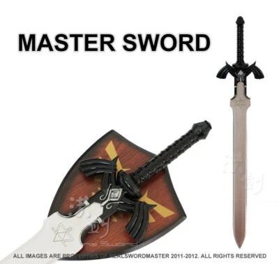Espada Maestra de Dark Link Tamaño Completo 1:1 de la Leyenda de Zelda con Placa Nueva Foto 1 de 4