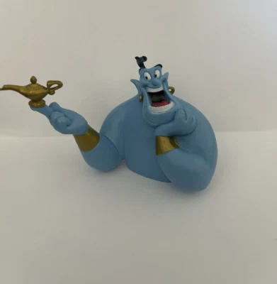 Disney Aladdin Genie Sosteniendo Lámpara Mágica PVC Figura Decoración de Pasteles Foto 1 de 2