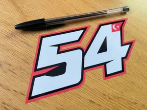 Toprak Razgatlıoğlu Race Number 54 (Medium) - UK SELLER - Picture 1 of 1