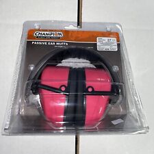 Champion Ballistic Passive Ear Muffs (Pink) Hearing Protection