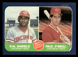 1986 Fleer #646 Kal Daniels Paul O'Neill Rookie Card RC - Picture 1 of 2