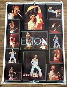 Elton John 1974 One Stop Large Poster 42”x58" Public Eye Features - Picture 1 of 6