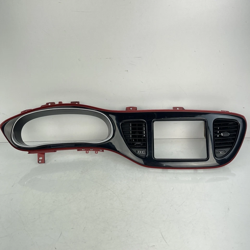 Dodge Dart Dash Speedo 2013-2016 racimo radio bisel rojo negro Foto 1 de 4