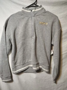 reebok girls athletic varsity 1/2 zip sweatshirt, Sz 18 - Picture 1 of 6