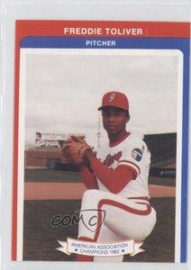 1983 Indianapolis Indians Team Issue Freddie Toliver #19