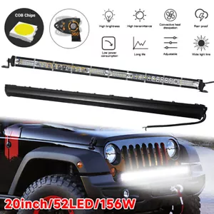 Combo barra de luz LED de 20 pulgadas 2400 W punto inundación barco todoterreno UTE camión SUV ATV 21"" - Imagen 1 de 17