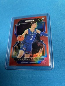2022 Panini Prizm Draft Picks Christian Braun RC Red Prizm 199/299 