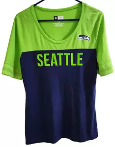 Women's NFL Team Apparel Seattle Seahawks - low cut crew neck Size: Large - Picture 1 of 4