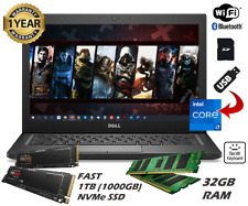 Dell 14" 7490 Gaming Laptop 32GB RAM 1TB SSD Intel Core i7 4.20GHz Windows 11!