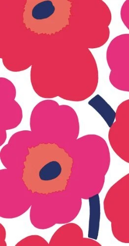 Boston International - Paper Guest Towel 16 Count - Marimekko Red Unikko - Image 1 of 1