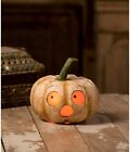 Bethany Lowe Vintage Style Mache Halloween Frightened Pumpkin JOL Jack O Lantern