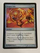 x1 FOIL Torpor Orb - New Phyrexia - MTG Magic the Gathering Cards NM x1